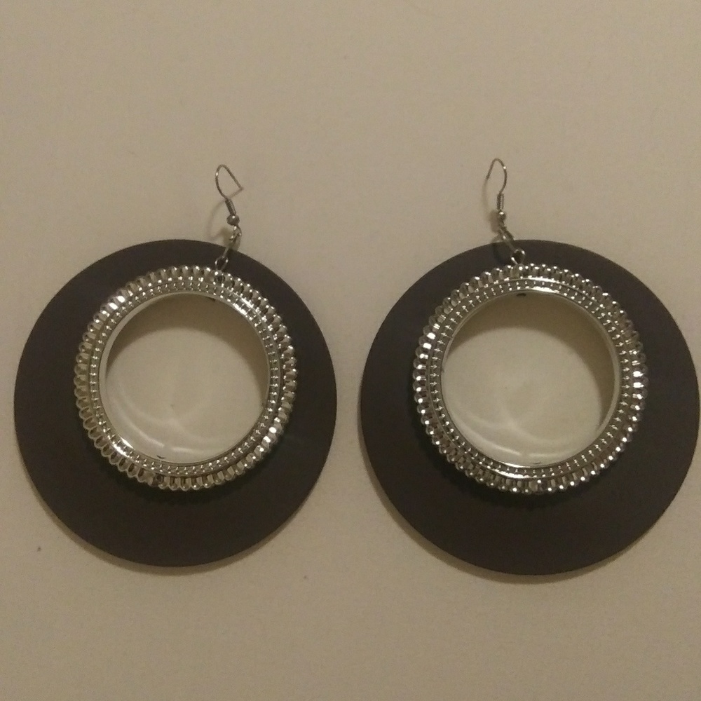 Exquisite Big Black Dangles
